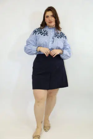 חולצה Nina | כחול