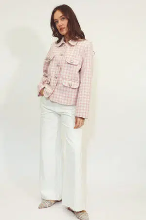 בלייזר קלאסי Mika | ורוד