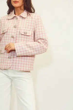 בלייזר קלאסי Mika | ורוד