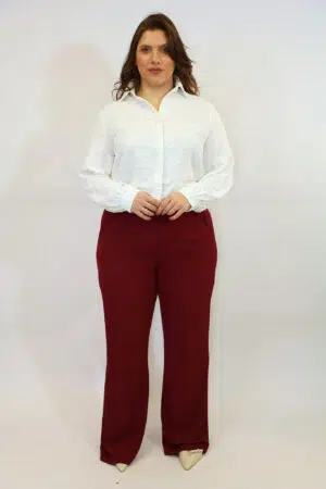 חולצה עם לבבות Adèle| לבן