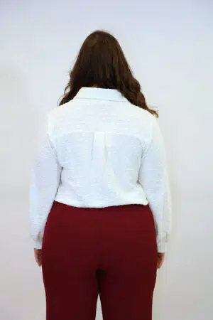 חולצה עם לבבות Adèle| לבן