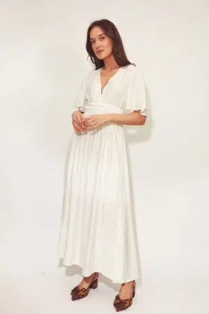 שמלה מקסי Véra | לבן