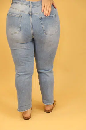 ג'ינס גזרה ישרה Straight | כחול