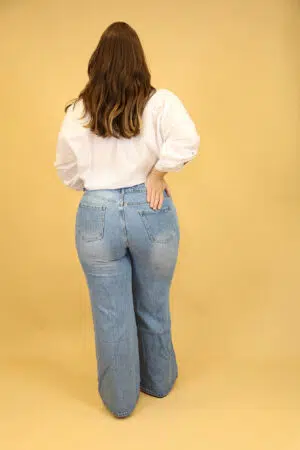 ג'ינס Wide Leg Suzanne | כחול