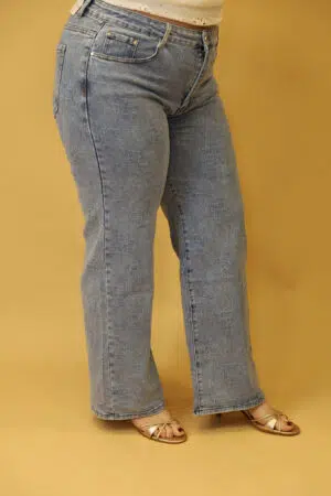 ג'ינס Wide Leg Lise | כחול