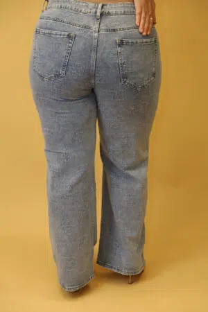 ג'ינס Wide Leg Lise | כחול
