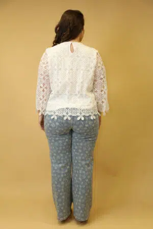 ג'ינס Wide Leg Roxane | כחול