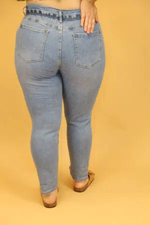 ג'ינס Mom Fit Céline | כחול