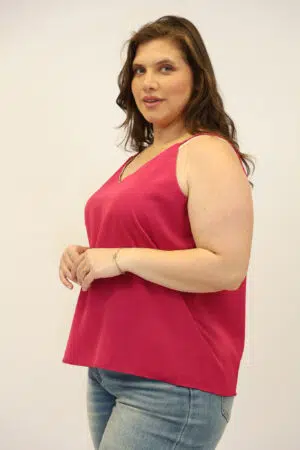 גופייה ספגטי Fanny | פוקציה