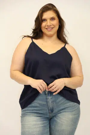 גופייה ספגטי Fanny | נייבי
