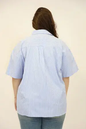 חולצה עם רקמה Jade | כחול