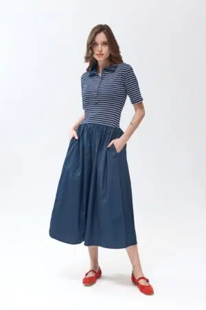 שמלה מקסי Ambre | נייבי