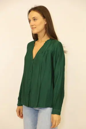 חולצת ויסקוזה Lise | ירוק