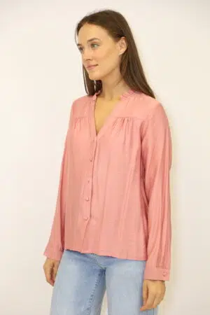 חולצת ויסקוזה Lise | ורוד