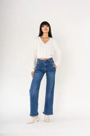 גינס Flare Chloé | כחול