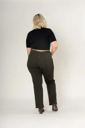 מכנסי גינס Lara | חאקי