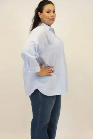 חולצה פסים Corinne | כחול