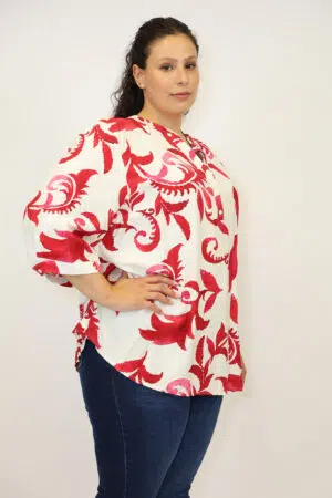 חולצה הדפס Ophélie | פוקציה