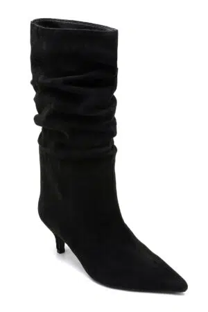 מגפונים עם עקב Romy | שחור