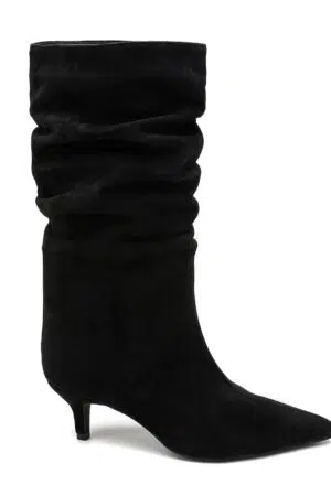 מגפונים עם עקב Romy | שחור