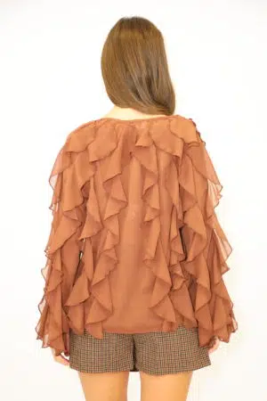 חולצת Valentina | קפה