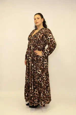 שמלה מקסי Nina | נמר