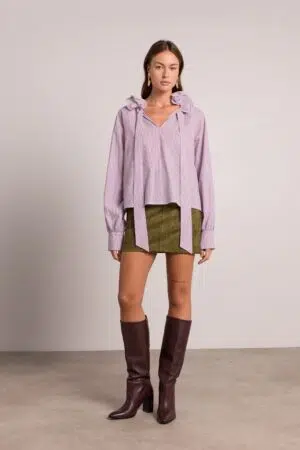 חולצה Charlie | סגול