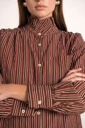 חולצה Inès | בורדו