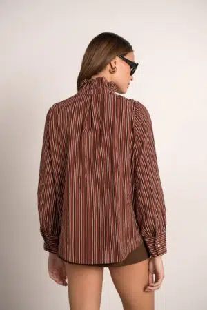 חולצה Inès | בורדו