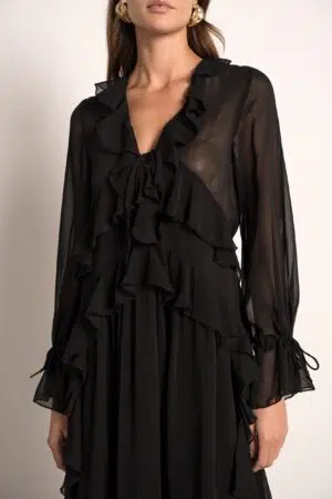 שמלה מקסי Emy | שחור