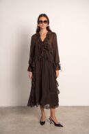 שמלה מקסי Emy | חום – SJ-M7279-3-BROWN
