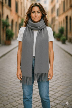 צעיף Alma |אפור – EF-77389-GREY