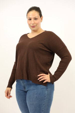 סריג אוברסייז Daisy | שוקו