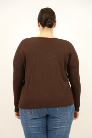 סריג אוברסייז Daisy | שוקו