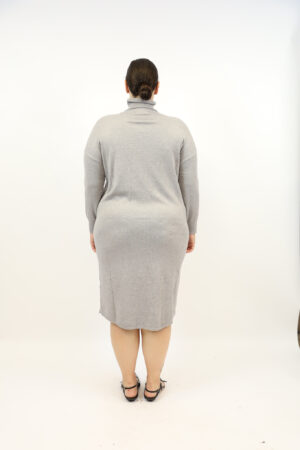 שמלה סריג אוברסייז Bonnie | אפור