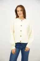 סריג עם כפתורים Lou | בז – INAP-AR847-BEIGE