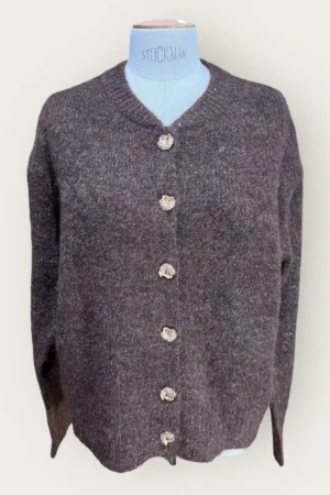 סריג טקסטורל Zoé | חום – INAP-AR915-BROWN