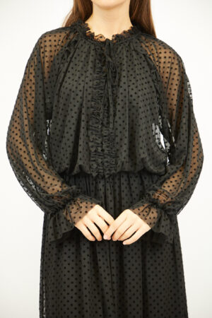 שמלה מקסי Joy | שחור