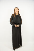 שמלה מקסי Diane | שחור – JSM-BR5969-BLACK