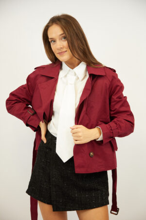 מעיל קצר Marie | יין