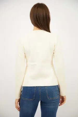 סריג עם כפתורים Muriel | בז