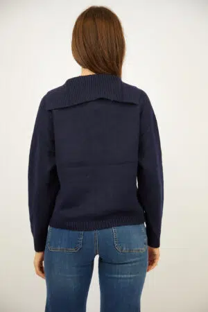 קרדיגן בסריגה עדינה Lola | נייבי