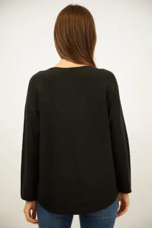 סריג קלאסי Ophélie | שחור