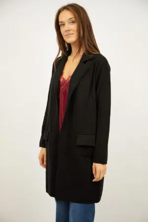 קרדיגן ארוך Kylie | שחור