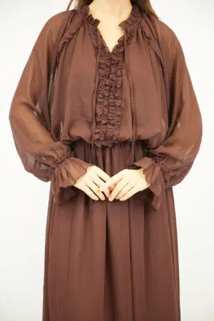 שמלה מקסי Diane | שוקו