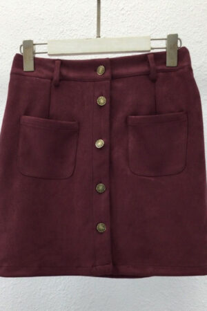 חצאית מיני Shira | בורדו – ML-M260-5-2283-BORDEAUX