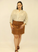 חצאית מיני Shira | קאמל – ML-M260-5-2283-CAMEL