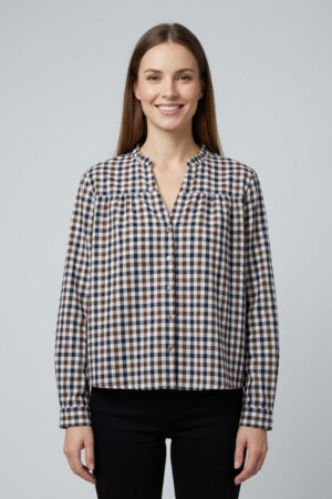 חולצה Manon | קפה – ML-1052-2613-CAFE