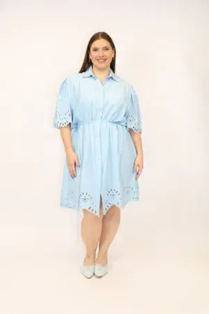 שמלה טוניק Anna | כחול – CHR-R582-BLUE