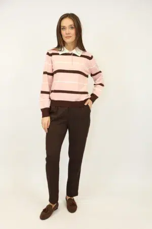 מכנסי סיגר Katy | חום – EDN-6608-BROWN